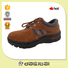 2015 best selling suede leather good low price lightweight safety shoes